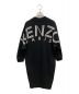 KENZO (ケンゾー) バックプリントワンピース スウェット ロゴ F002RO728952 ブラック サイズ:XS：14800円