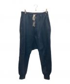 RICK OWENS DRKSHDWリックオウエンス ダークシャドウ）の古着「PRISONNER DRAWSTIRING PANTS」｜ブラック