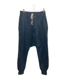 RICK OWENS DRKSHDW（リックオウエンス ダークシャドウ）の古着「PRISONNER DRAWSTIRING PANTS」｜ブラック