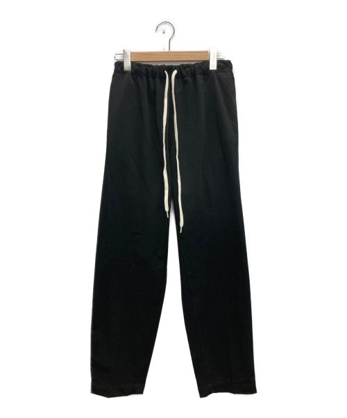 MM6 Maison Margiela（エムエムシックス メゾンマルジェラ）MM6 Maison Margiela (エムエムシックス メゾンマルジェラ) HIGH-WAISTED DRAWSTRING TROUSERS ブラック サイズ:36の古着・服飾アイテム