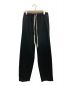 MM6 Maison Margiela（エムエムシックス メゾンマルジェラ）の古着「HIGH-WAISTED DRAWSTRING TROUSERS」｜ブラック