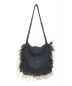 TOM FORD (トムフォード) Feather Hobo Bag ブラック×ホワイト サイズ:表記なし：70000円