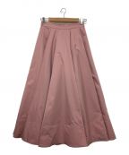 Ameriアメリ）の古着「COLOR BOX PLEATS SKIRT」｜ピンク