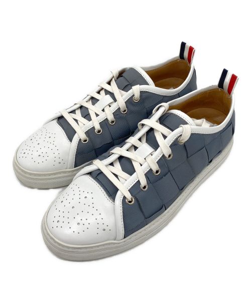 Thom Browne（トムブラウン）Thom Browne (トムブラウン) GROSGRAIN TENNIS SHOE グレー サイズ:8の古着・服飾アイテム