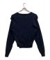 Maison Margiela (メゾンマルジェラ) Cut-out Detail Ribbed Cardigan ネイビー サイズ:S：13800円