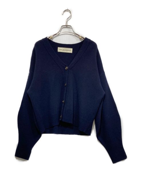 THE SHINZONE（ザ シンゾーン）THE SHINZONE (ザ シンゾーン) CAPELIN KINT CARDIGAN ネイビー サイズ:FOの古着・服飾アイテム