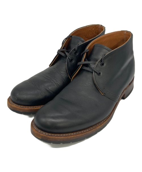 RED WING（レッドウィング）RED WING (レッドウィング) ベックマンチャッカブーツ ブラック サイズ:27.5cmの古着・服飾アイテム