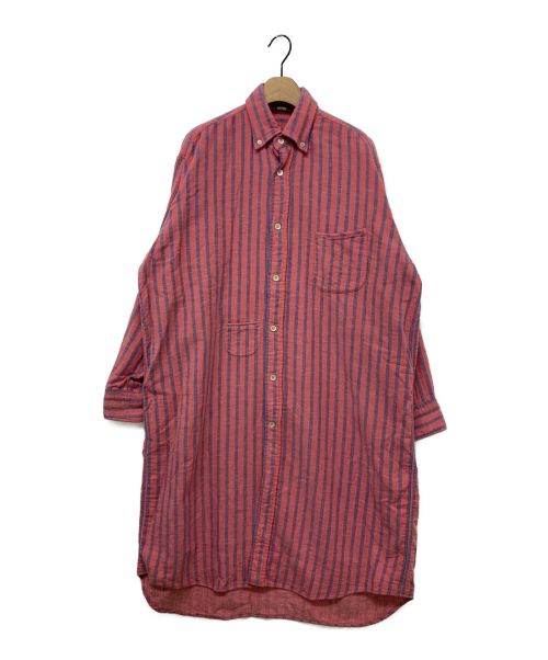 45R（フォーティーファイブアール）45R (フォーティーファイブアール) 二重織オックスフォードの908オーシャンスモック ピンク サイズ:2の古着・服飾アイテム