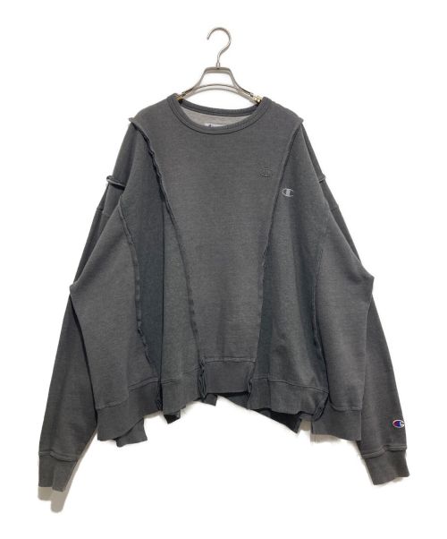 DISCOVERED（ディスカバード）DISCOVERED (ディスカバード) Wide Champ Sweat グレー サイズ:FREEの古着・服飾アイテム