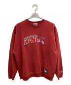 9090×pokemon9090×ポケモン）の古着「Pokemon Collage Logo Sweat」｜レッド