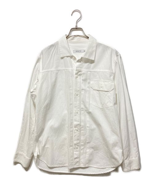 nonnative（ノンネイティブ）nonnative (ノンネイティブ) TRUCKER L/S SHIRT ホワイト サイズ:1の古着・服飾アイテム