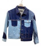 X-LARGEエックスラージ）の古着「PATCHWORK DENIM JACKET」｜インディゴ