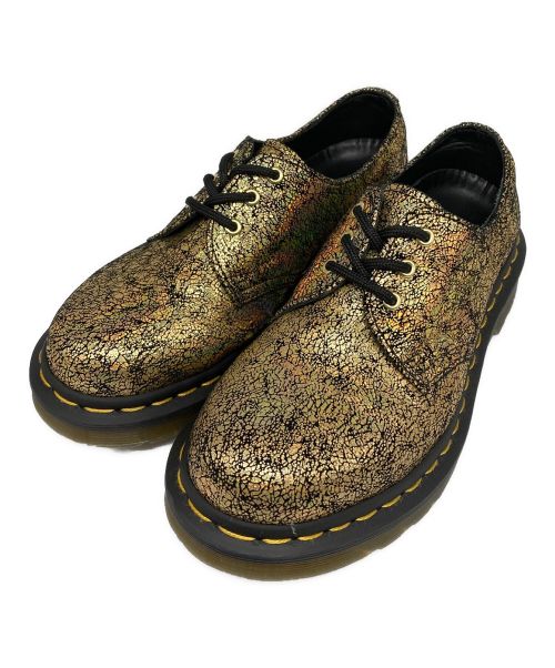 Dr.Martens（ドクターマーチン）Dr.Martens (ドクターマーチン) 3ホールシューズ ゴールド サイズ:6の古着・服飾アイテム