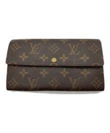 LOUIS VUITTON（ルイ ヴィトン）の古着「モノグラム ポシェット･ポルトモネ･クレディ」｜ブラウン