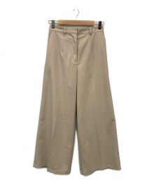 CLANE（クラネ）の古着「WAIST SLIM WIDE PANTS」｜ベージュ