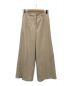 CLANE（クラネ）の古着「WAIST SLIM WIDE PANTS」｜ベージュ