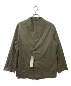 MARGARET HOWELLマーガレットハウエル）の古着「COTTON SILK POPLIN JACKET」｜カーキ