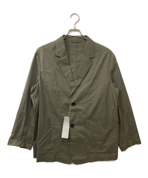 MARGARET HOWELL（マーガレットハウエル）MARGARET HOWELL (マーガレットハウエル) COTTON SILK POPLIN JACKET カーキ サイズ:Mの古着・服飾アイテム