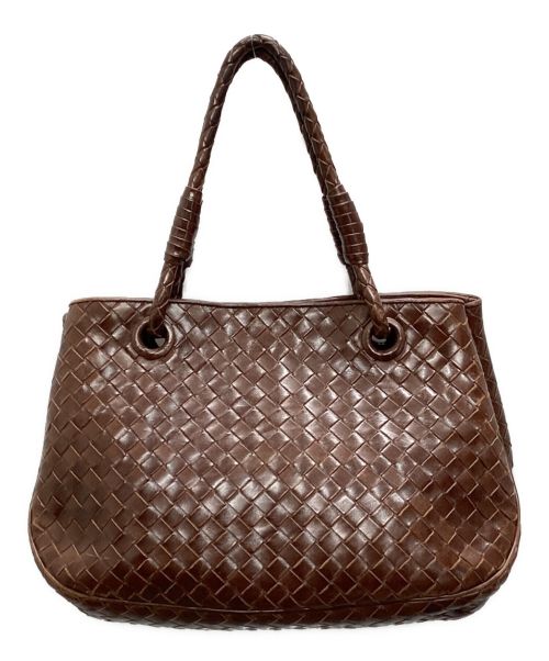 BOTTEGA VENETA（ボッテガベネタ）BOTTEGA VENETA (ボッテガベネタ) トートバッグ ブラウンの古着・服飾アイテム