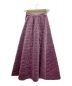 AMERI (アメリ) UND MOTIF VELOUR QUILTING FLARE SKIRT パープル サイズ:S：9000円