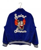 SAINT MICHAELセントマイケル）の古着「CORDUROY JACKET　コーデュロイジャケット　SM-A21-0000-040　ヴィンテージ加工」｜ブルー