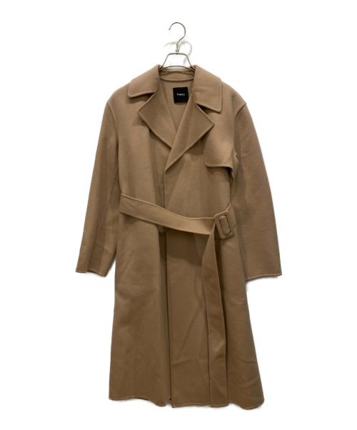 theory（セオリー）theory (セオリー) Luxe New Divide Wrap Trench リュクス ニュー ディバイド ラップ トレンチ 01-2309603 ベージュ サイズ:Sの古着・服飾アイテム