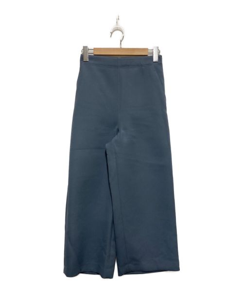 MACPHEE（マカフィー）MACPHEE (マカフィー) ポリエステル ワイドクロップドパンツ ライトブルー サイズ:SIZE 34の古着・服飾アイテム