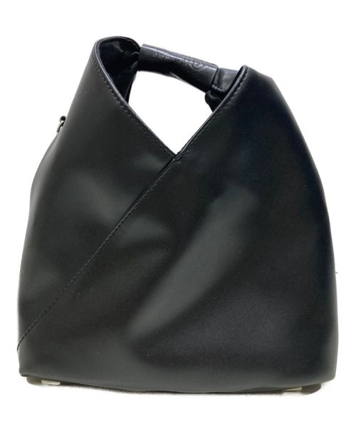 MM6 Maison Margiela（エムエムシックス メゾンマルジェラ）MM6 Maison Margiela (エムエムシックス メゾンマルジェラ) Faux Leather Mini Japanese Tote ブラックの古着・服飾アイテム