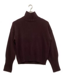 TODAYFUL（トゥデイフル）の古着「Superfinewool Turtle Knit」｜パープル