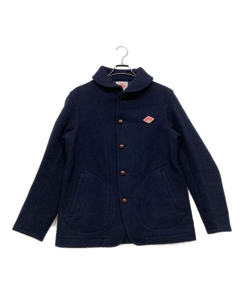 DANTON（ダントン）DANTON (ダントン) 丸襟ウールモッサジャケット ネイビー サイズ:SIZE 40の古着・服飾アイテム