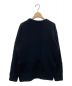 Y's (ワイズ) CELLULOSE COTTON FLEECE PATCHWORK PULLOVER ブラック サイズ:2：5800円