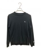 Y's×New Eraワイズ×ニューエラ）の古着「LONG SLEEVE COTTON TEE」｜ブラック