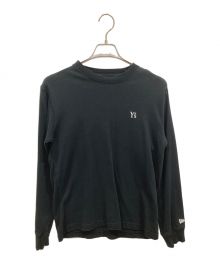 Y's×New Era（ワイズ×ニューエラ）の古着「LONG SLEEVE COTTON TEE」｜ブラック