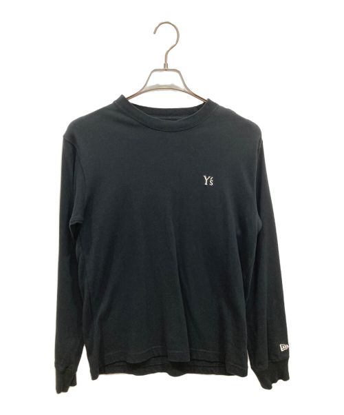 Y's（ワイズ）Y's (ワイズ) New Era (ニューエラ) LONG SLEEVE COTTON TEE ブラック サイズ:SIZE 2の古着・服飾アイテム