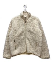 JIL SANDER+（ジルサンダープラス）の古着「Shearling jacket シャーリングジャケット ボアジャケット」｜ホワイト