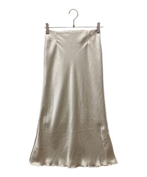 IENA（イエナ）IENA (イエナ) 23SS ダブルサテンスカート アイボリー サイズ:34の古着・服飾アイテム