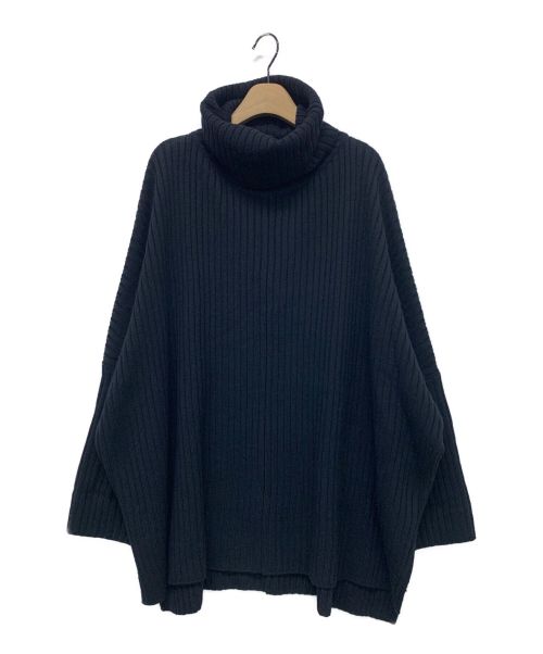 EVERYDAY I LIKE.（エヴリデイ アイ ライク）EVERYDAY I LIKE. (エヴリデイ アイ ライク) Oversized rib タートルネックプルオーバー ネイビー サイズ:-の古着・服飾アイテム