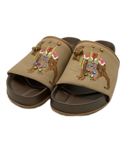 Pippichic（ピッピシック）Pippichic (ピッピシック) RAKUDASAN SANDAL ブラウン サイズ:表記なしの古着・服飾アイテム