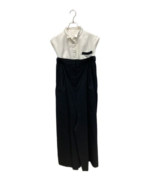 sacai（サカイ）sacai (サカイ) SUIT SWITCHING DRESS ホワイト×ブラック サイズ:SIZE 2の古着・服飾アイテム