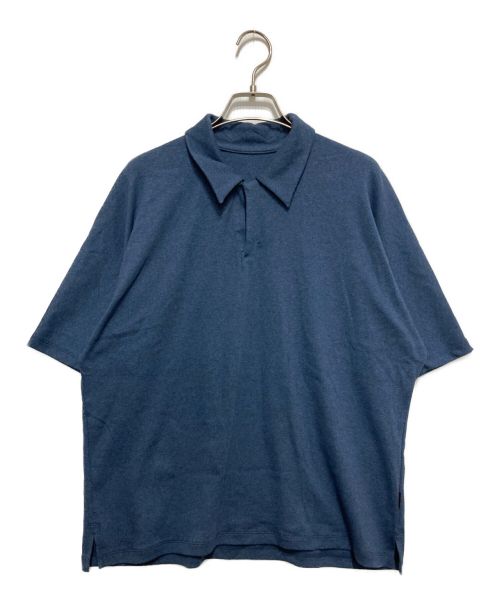 HaaT（ハート イッセイ ミヤケ）HaaT (ハート イッセイ ミヤケ) SOFT COTTON TEREKO 2 ブルー サイズ:Ⅿの古着・服飾アイテム