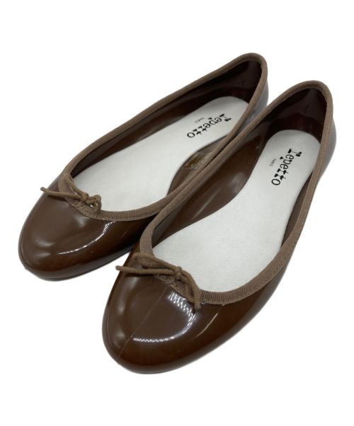 repetto（レペット）repetto (レペット) レインフラットシューズ ブラウン サイズ:38の古着・服飾アイテム