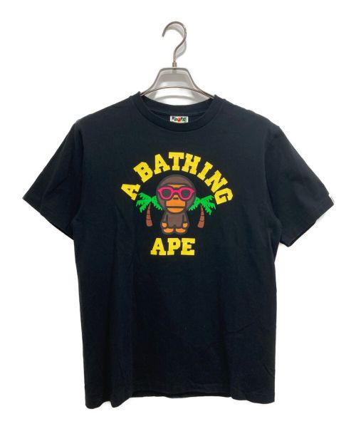 BAPE BY A BATHING APE（ベイプバイアベイシングエイプ）BAPE BY A BATHING APE (ベイプバイアベイシングエイプ) BAPE TEE ブラック サイズ:Mの古着・服飾アイテム