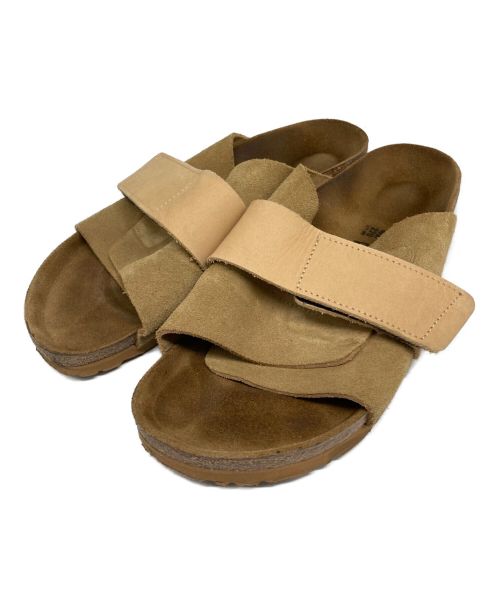 BIRKENSTOCK（ビルケンシュトック）BIRKENSTOCK (ビルケンシュトック) ベルクロサンダル ベージュ サイズ:42の古着・服飾アイテム