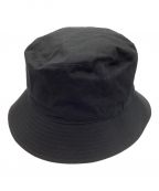 kijima takayukiキジマタカユキ）の古着「COTTON VENTILE BUCKET HAT」｜ブラック