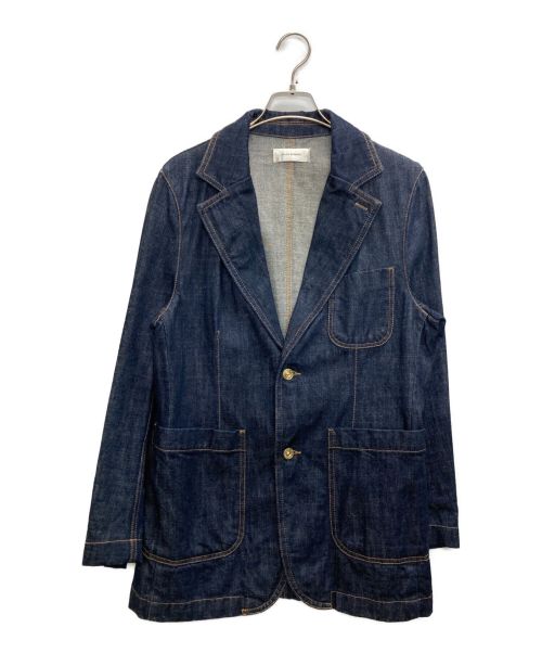 WALES BONNER（ウェールズボナー）WALES BONNER (ウェールズボナー) KWAKU RAW DENIM BLAZER インディゴ サイズ:44の古着・服飾アイテム