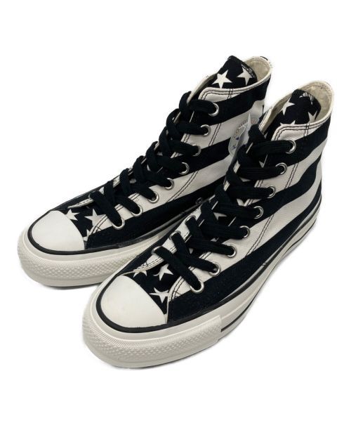 CONVERSE ADDICT（コンバース アディクト）CONVERSE ADDICT (コンバース アディクト) CHUCK TAYLOR MATERIAL HI ホワイト×ブラック サイズ:24.5㎝の古着・服飾アイテム