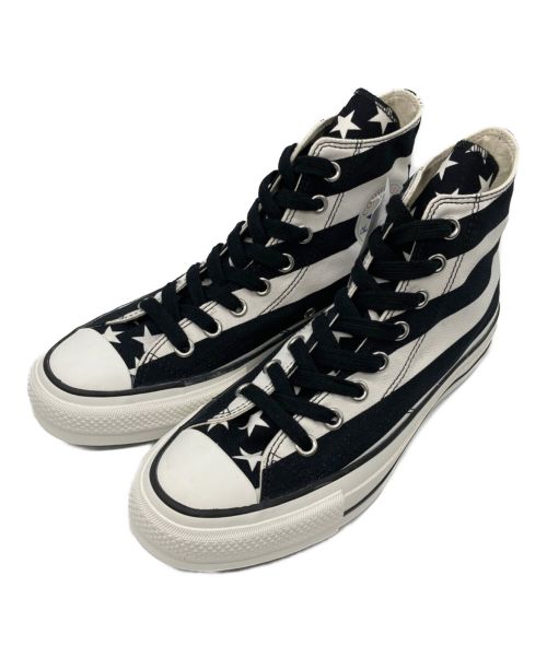 CONVERSE ADDICT（コンバース アディクト）CONVERSE ADDICT (コンバース アディクト) CHUCK TAYLOR MATERIAL HI ホワイト×ブラック サイズ:24.5㎝ 未使用品の古着・服飾アイテム