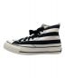 CONVERSE ADDICT (コンバース アディクト) CHUCK TAYLOR MATERIAL HI ブラック×ホワイト サイズ:JPN27 未使用品：10000円