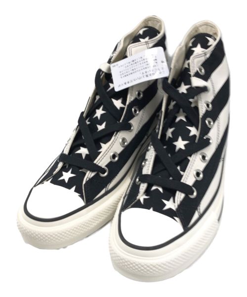 CONVERSE ADDICT（コンバース アディクト）CONVERSE ADDICT (コンバース アディクト) CHUCK TAYLOR MATERIAL HI ブラック×ホワイト サイズ:27.5cmの古着・服飾アイテム