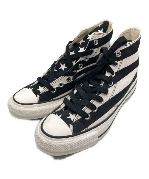 CONVERSE ADDICT（コンバース アディクト）CONVERSE ADDICT (コンバース アディクト) CHUCK TAYLOR MATERIAL HI ホワイト×ブラック サイズ:26CMの古着・服飾アイテム